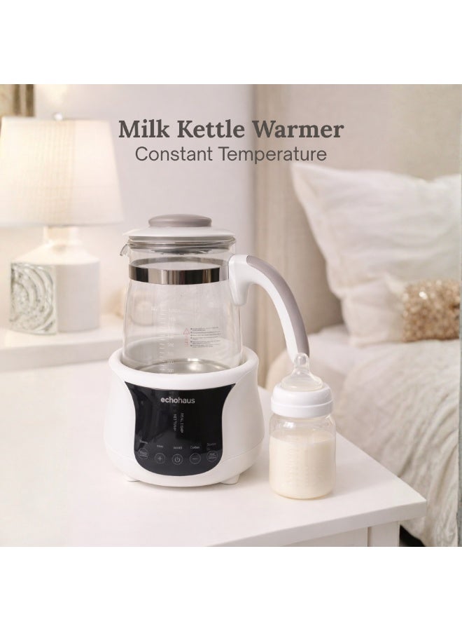 echohaus Smart Electric Kettle for Baby Milk Regulator with Temperature Control & Keep Warm, Adjustable Heat Level,Real-Time Temperature Display,Ideal for Baby Milk, Food,Tea & Coffee,Easy to Use & Clean,Instant Water & Bottle Warmer - Image 3
